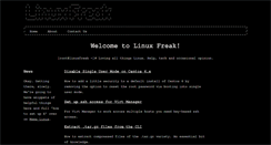 Desktop Screenshot of linuxfreak.org